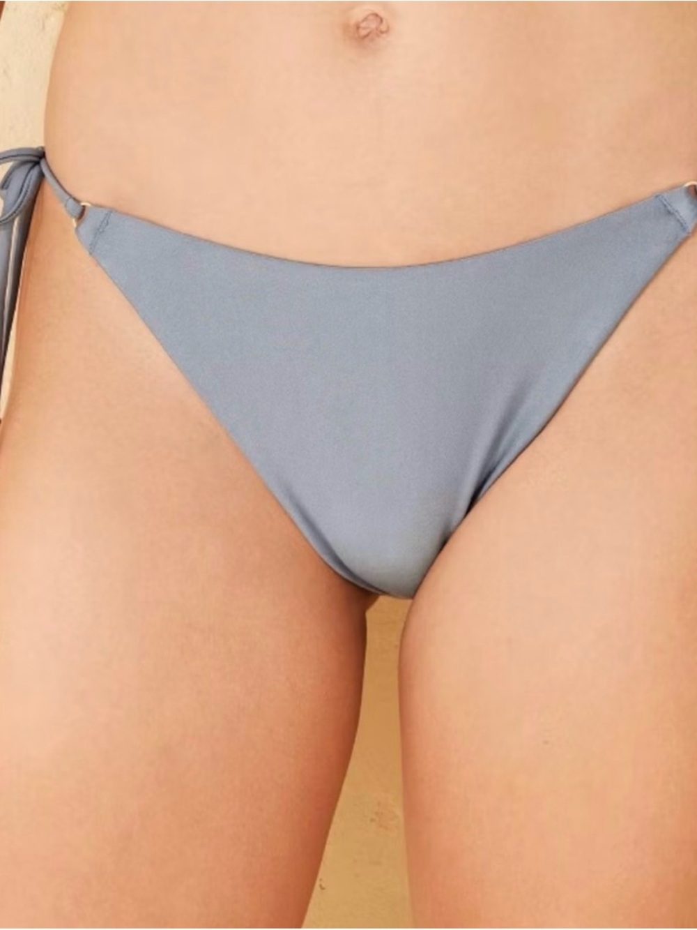 5/$25 Shade & Shore Side-Tie Bikini Bottom in Dusty Blue
